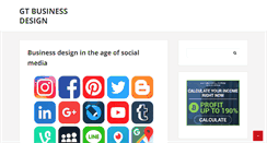 Desktop Screenshot of gtbusinessdesign.com